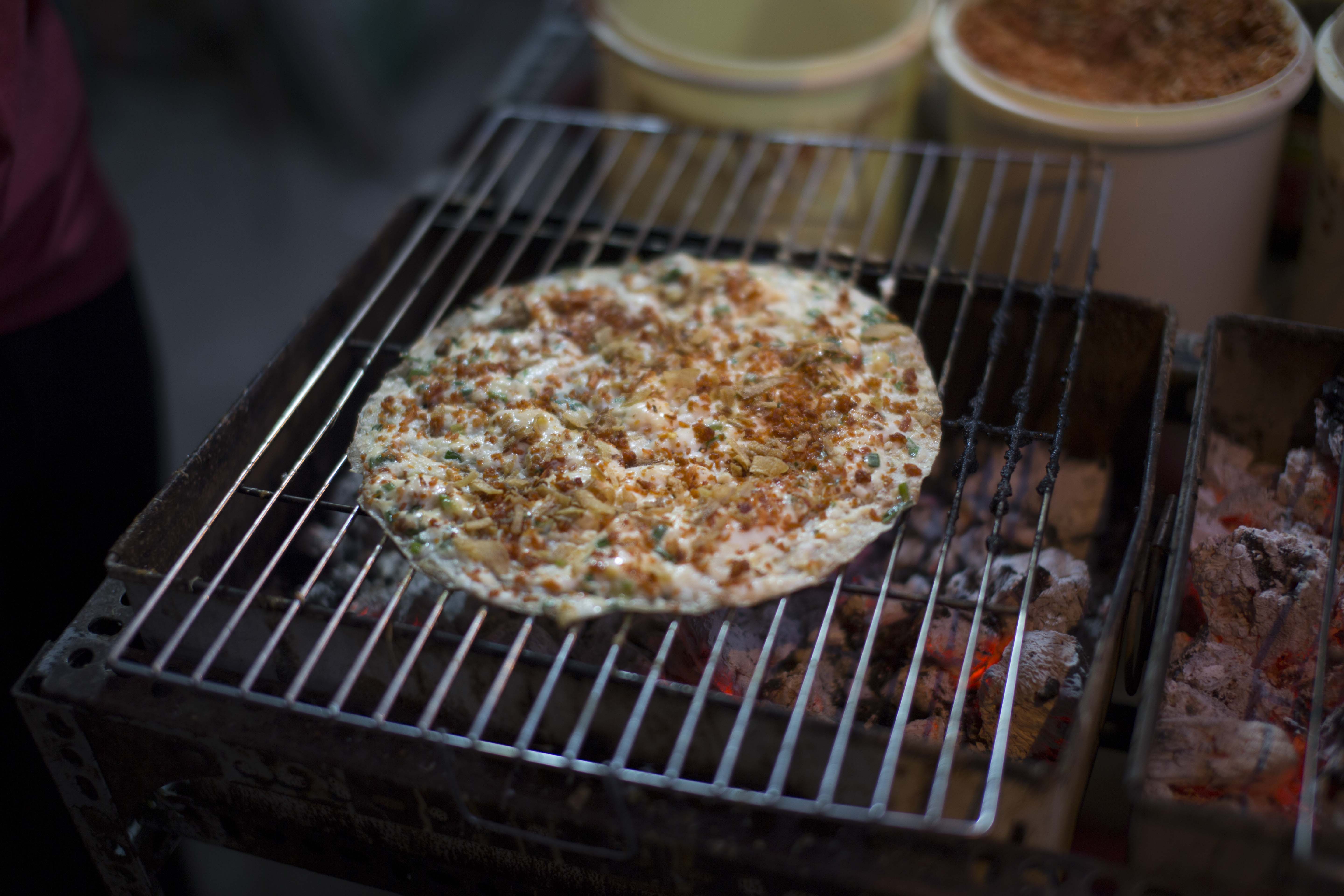 Saigon Street Food: Vietnamese Pizza - The Christina's Blog