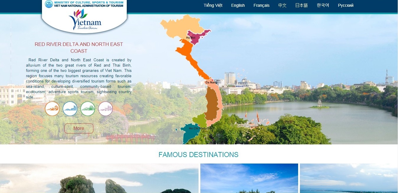 vietnamtourism-website